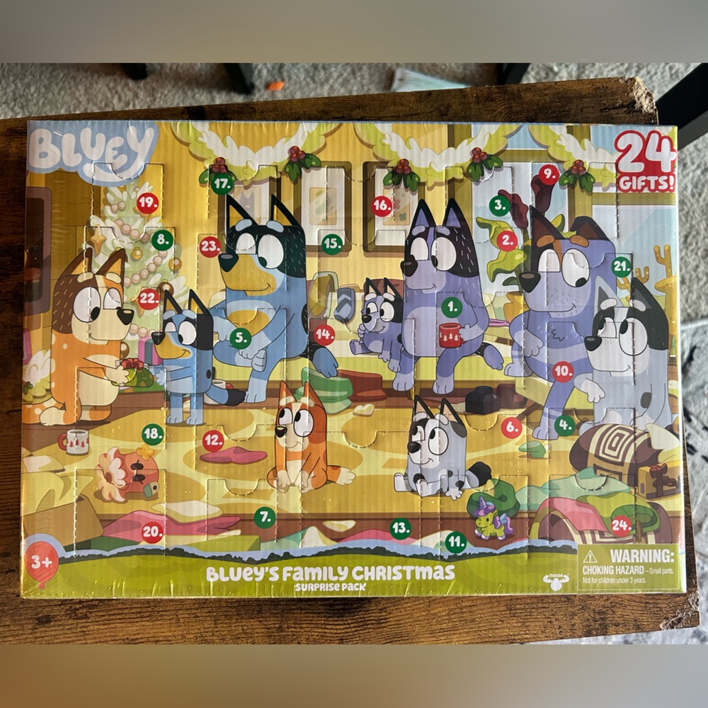 BNIP Bluey Advent Calendar.